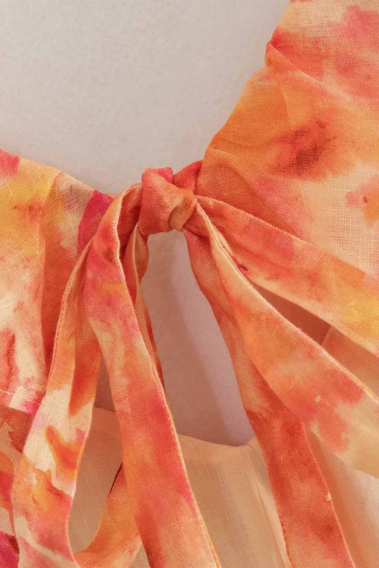 Robe Longue Avec Détails À Volants Et Motif Floral Pour Femme | Idéale Pour Le Jour Et La Soirée