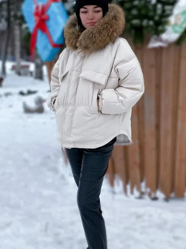 Manteau Long avec Col Large pour Femme | Idéal pour les Journées Froides