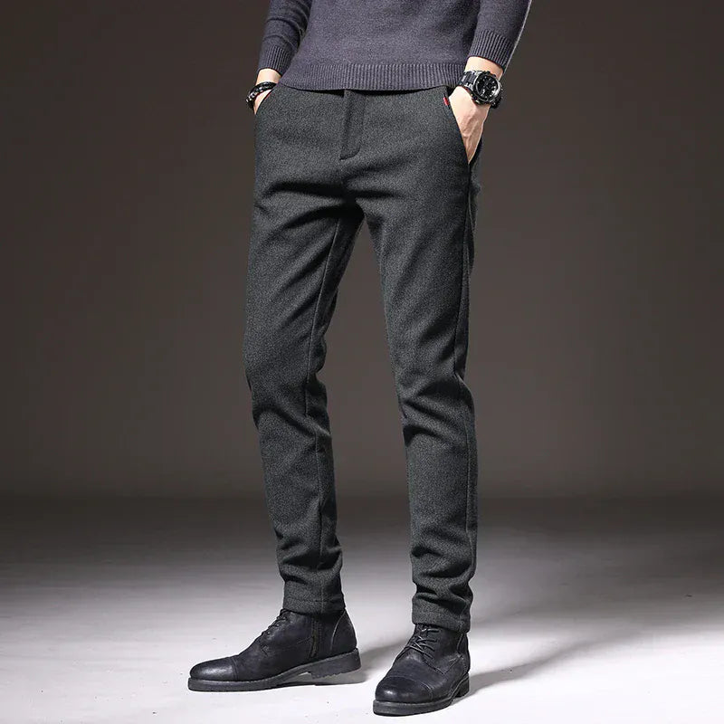 Pantalon Slim à Coupe Ajustée avec Poches pour Homme | Idéal pour un Usage Quotidien