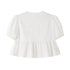 Crop Top à Imprimé Léopard avec Col Rond pour Femme | Idéal pour Usage Quotidien