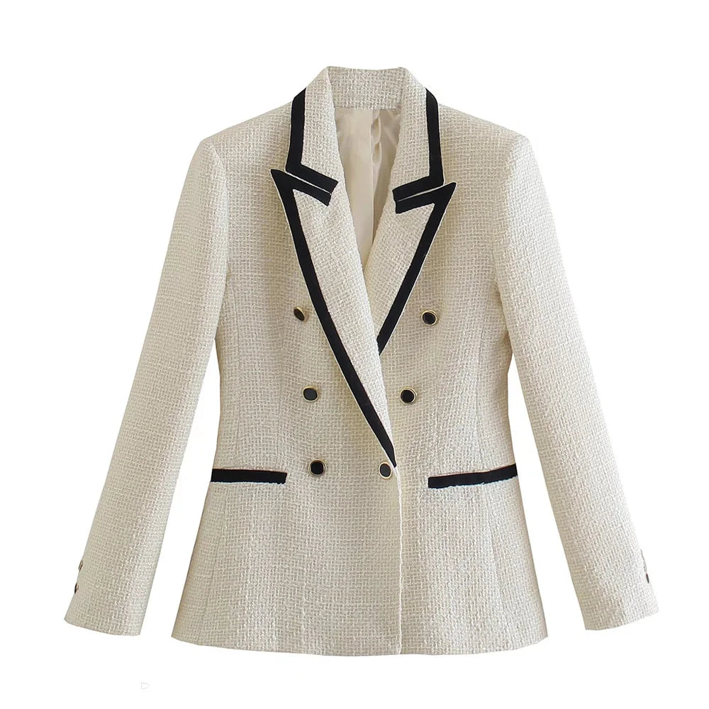 Blazer Double Boutonnage Pour Femme | Idéal Pour Mi-Saison