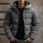 Doudoune avec Capuche Ajustable pour Homme | Idéale pour les Activités Hivernales