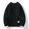 Pull Structuré pour Homme avec Détails Contrastants | Idéal pour l’Hiver