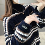 Pull À Col Haut avec Coupe Ample pour Femme | Idéal pour L’Hiver
