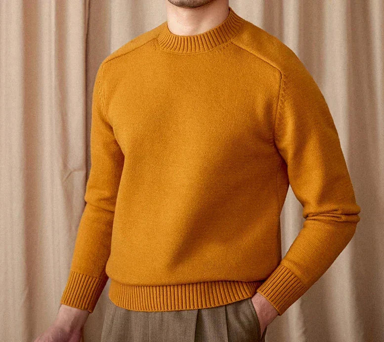 Pull D’Hiver À Col Rond Pour Homme | Idéal Pour Les Tenues Quotidiennes