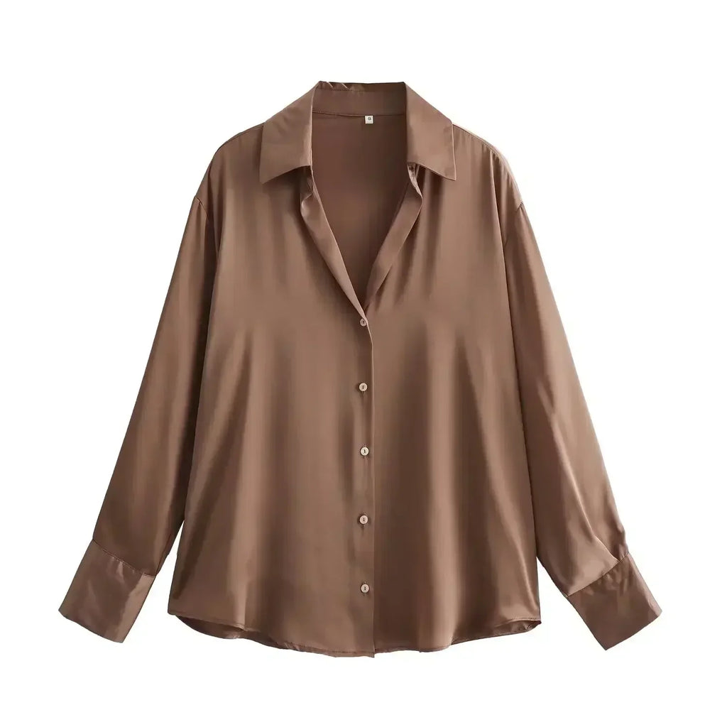 Blouse À Manches Longues Avec Coupe Ajustée Pour Femme | Idéale Pour Usage Quotidien Et Professionnel