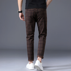 Pantalon Slim Fit À Carreaux Pour Homme | Idéal Pour Le Quotidien