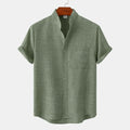 Chemise De Loisirs À Coupe Droite Pour Hommes | Idéale Pour Les Activités Quotidiennes Et La Saison Chaude