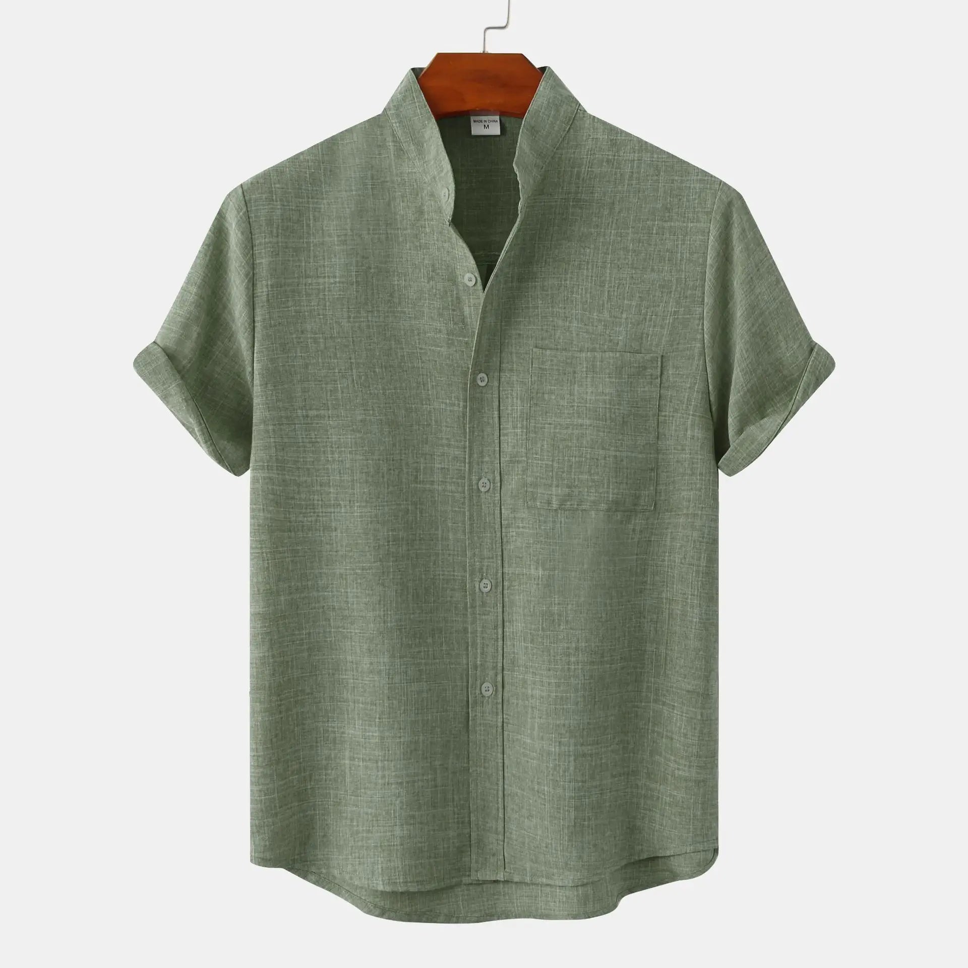Chemise De Loisirs À Coupe Droite Pour Hommes | Idéale Pour Les Activités Quotidiennes Et La Saison Chaude