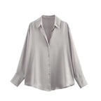 Blouse À Manches Longues Avec Coupe Ajustée Pour Femme | Idéale Pour Usage Quotidien Et Professionnel