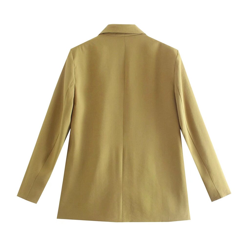 Blazer Croisé Avec Col À Revers Pour Femme | Idéal Pour Le Travail Ou Les Occasions Décontractées