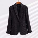 Blazer À Carreaux Avec Coupe Ajustée Pour Femme | Idéal Pour Les Occasions Quotidiennes