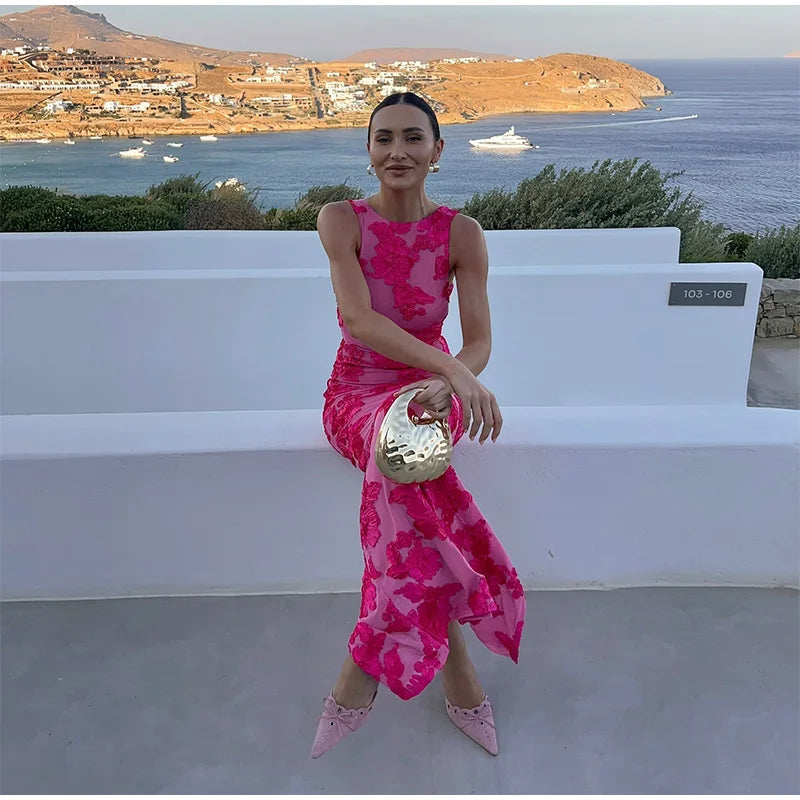 Robe Maxi Fleurie Avec Coupe Fluide Pour Femme | Idéale Pour L'Été
