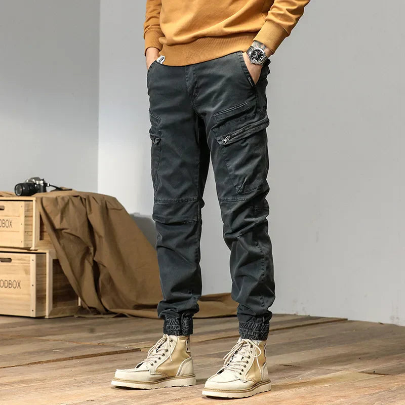 Pantalon Cargo Jogging pour Homme avec Taille Élastique | Idéal pour la Ville et les Activités de Plein Air