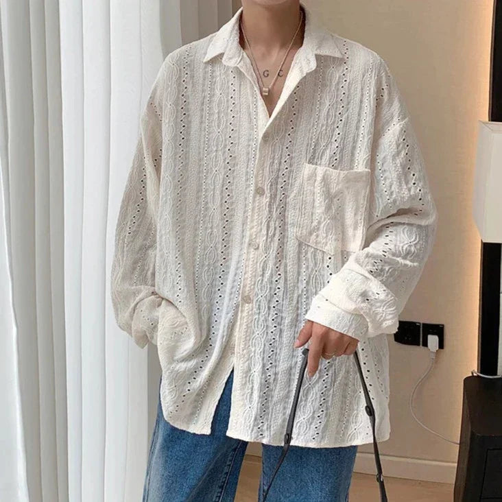 Chemise Décontractée à Manches Longues avec Col Classique pour Homme | Idéal pour le Quotidien