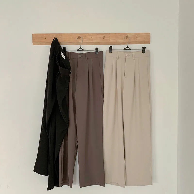 Pantalon Taille Haute Avec Jambes Évasées Pour Femmes | Idéal Pour Toutes Saisons