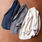 Blazer Avec Fermeture À Bouton Unique Et Manches Retroussées Pour Homme | Idéal pour un Usage Quotidien