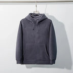 Sweat à Capuche Zippé avec Poches Avant pour Adultes | Idéal pour la Superposition