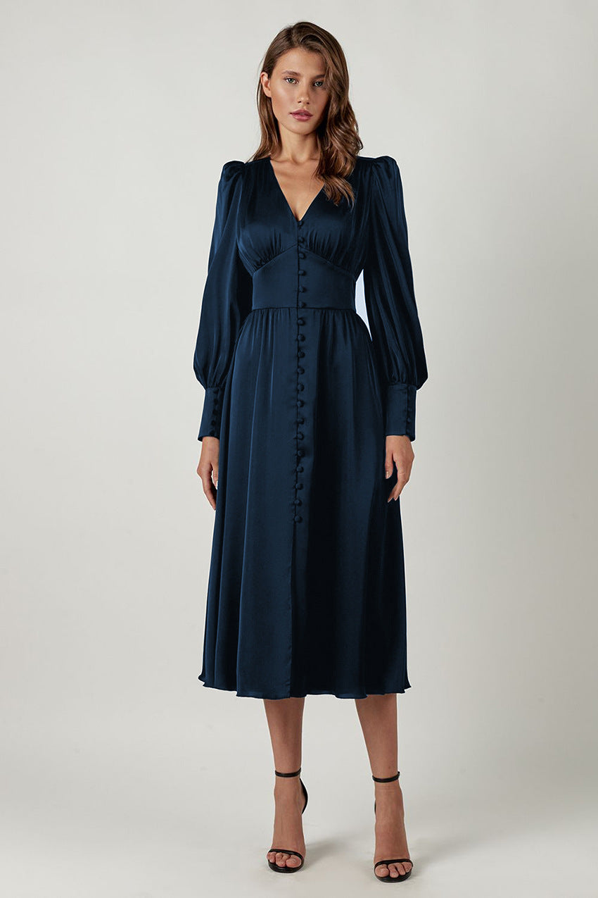 Robe Avec Manches Bouffantes Et Coupe Ajustée Pour Femme | Idéal Pour Occasions Formelles