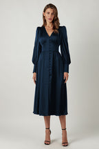 Robe Avec Manches Bouffantes Et Coupe Ajustée Pour Femme | Idéal Pour Occasions Formelles