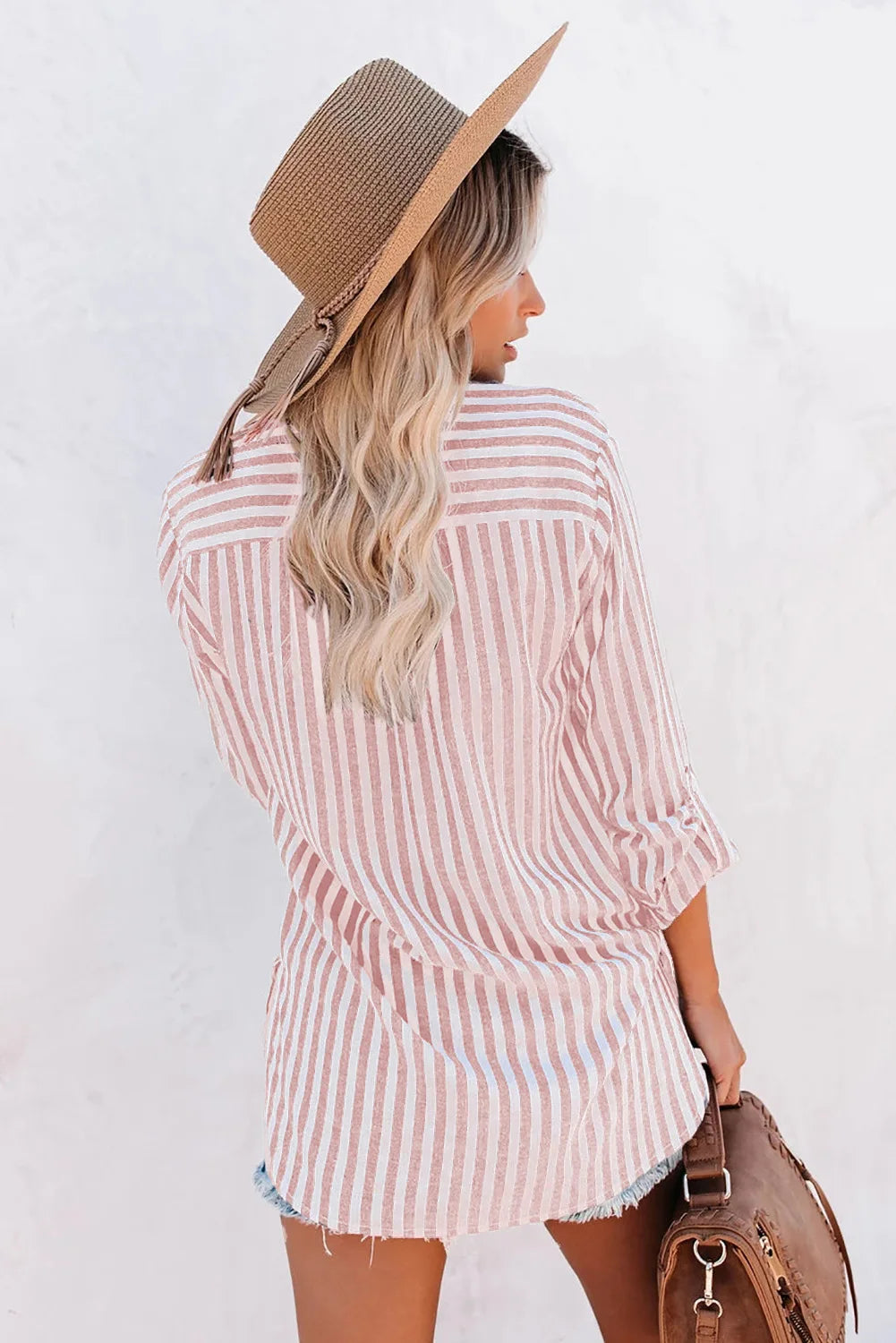 Blouse Rayée À Coupe Ample Pour Femme | Idéale Pour Un Usage Quotidien