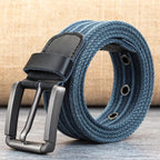 Ceinture En Canvas Avec Boucle Pour Homme | Idéal Pour Tenues Quotidiennes Et Décontractées