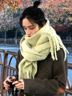 Écharpe Épaisse avec Franges pour Femmes | Idéale pour La Saison Hivernale