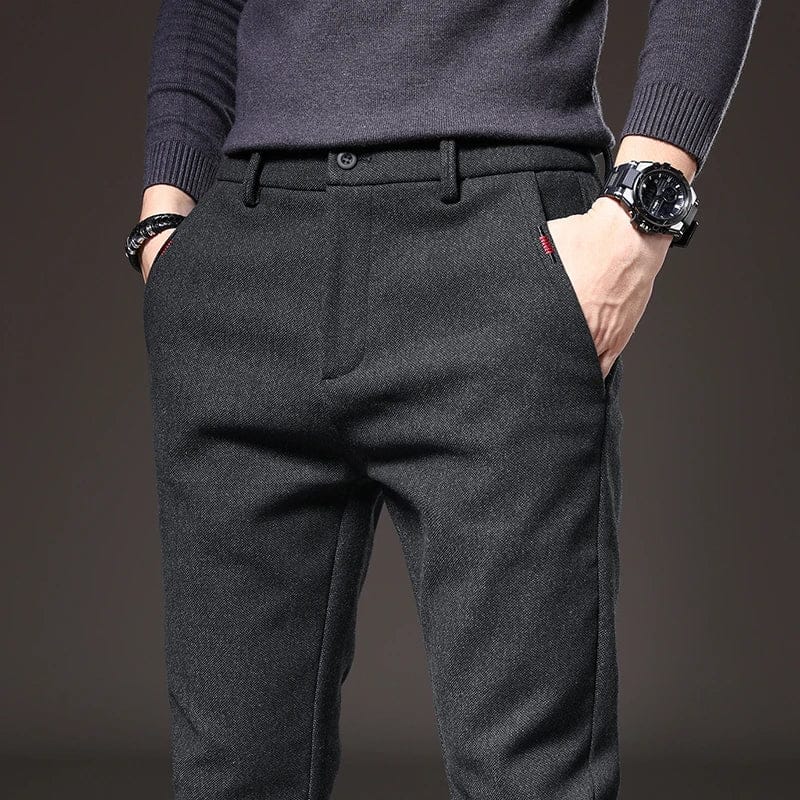 Pantalon Slim à Coupe Ajustée avec Poches pour Homme | Idéal pour un Usage Quotidien