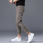 Pantalon Slim Fit À Carreaux Pour Homme | Idéal Pour Le Quotidien