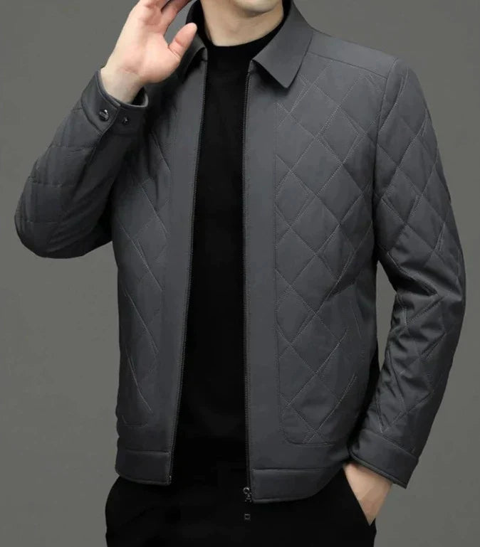 Veste Matelassée Légère Avec Coupe Ajustée Pour Hommes | Idéal Pour Saisons Fraîches