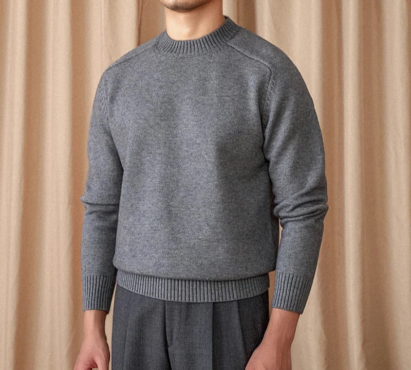 Pull D’Hiver À Col Rond Pour Homme | Idéal Pour Les Tenues Quotidiennes