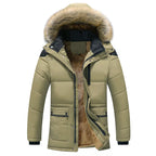 Parka Longue avec Capuche pour Homme | Idéal pour Les Jours Froids