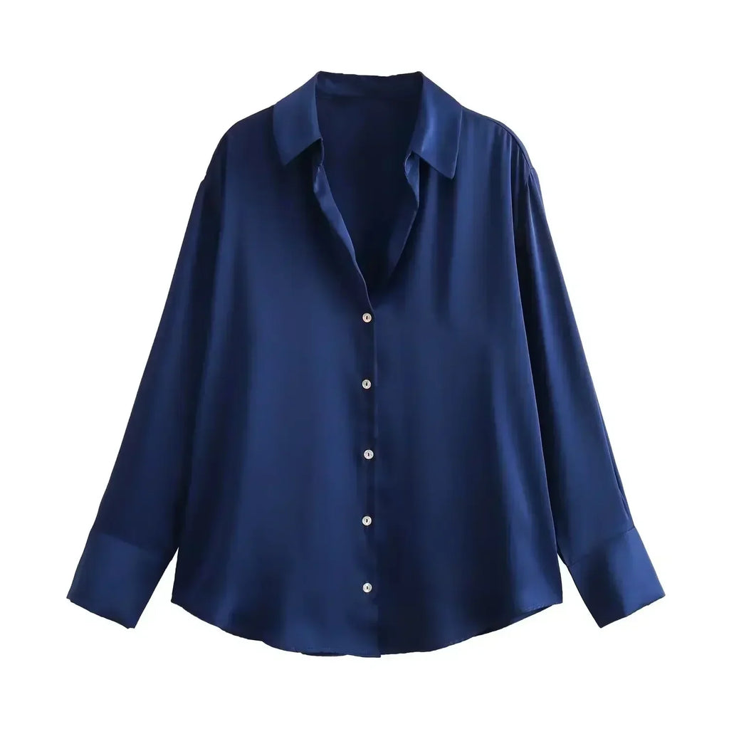 Blouse À Manches Longues Avec Coupe Ajustée Pour Femme | Idéale Pour Usage Quotidien Et Professionnel