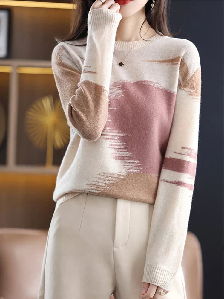 Pull À Manches Longues Avec Motif Tie-Dye Pour Femmes | Idéal Pour Usage Quotidien