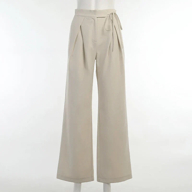 Pantalon Palazzo à Taille Haute pour Femme | Idéal pour le Bureau ou les Occasions Spéciales