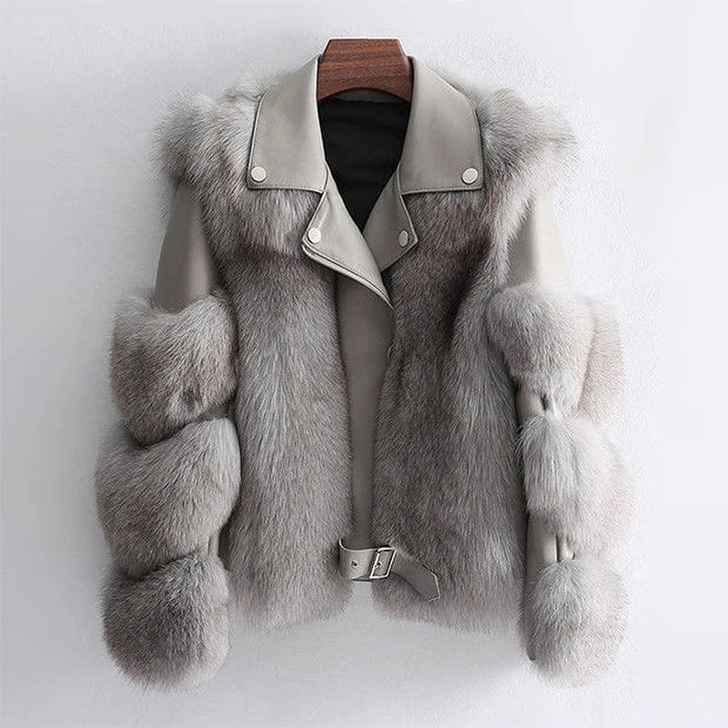 Veste avec Ceinture et Col Imitation Fourrure pour Femme | Idéale pour l’Hiver