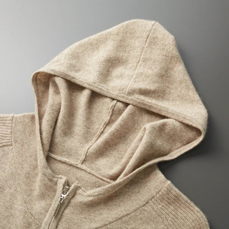 Ensemble survêtement unisexe Coupe Décontractée avec Sweat à Capuche Zippé et Pantalon à Bords‑Côtes | Idéal Toute Saison