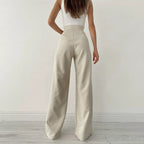 Pantalon Palazzo à Taille Haute pour Femme | Idéal pour le Bureau ou les Occasions Spéciales