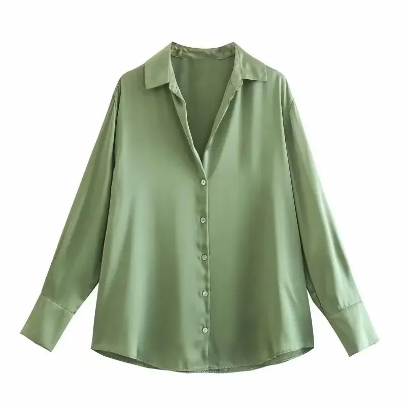 Blouse À Manches Longues Avec Coupe Ajustée Pour Femme | Idéale Pour Usage Quotidien Et Professionnel