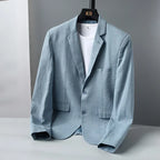 Blazer Pour Homme Avec Coupe Standard Et Teinte Claire Pour Adulte | Idéal Pour Saisons Chaudes Et Usage Polyvalent