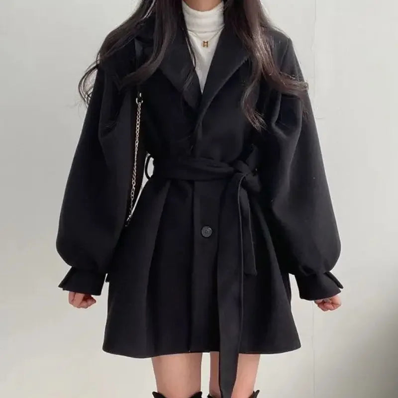 Trench-Coat Avec Ceinture Et Coupe Oversize Pour Femme | Idéal Pour Mi-Saison