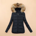 Veste Matelassée à Capuche avec Bordure Imitation Fourrure pour Femmes | Idéale pour la Saison Froide