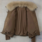 Parka Longue à Col Imitation Fourrure pour Femme | Idéale pour les Journées Froides