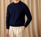 Pull D’Hiver À Col Rond Pour Homme | Idéal Pour Les Tenues Quotidiennes