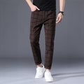 Pantalon Slim Fit À Carreaux Pour Homme | Idéal Pour Le Quotidien