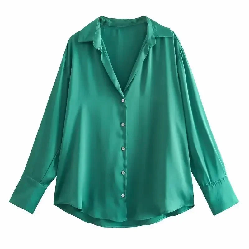 Blouse À Manches Longues Avec Coupe Ajustée Pour Femme | Idéale Pour Usage Quotidien Et Professionnel