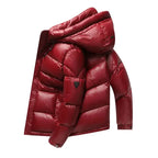 Doudoune D’hiver Avec Capuche Et Coupe Droite Pour Hommes | Idéale Pour La Saison Hivernale