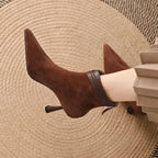Bottines à Bout Pointu avec Talon Fin pour Femme | Idéal pour Occasions Formelles