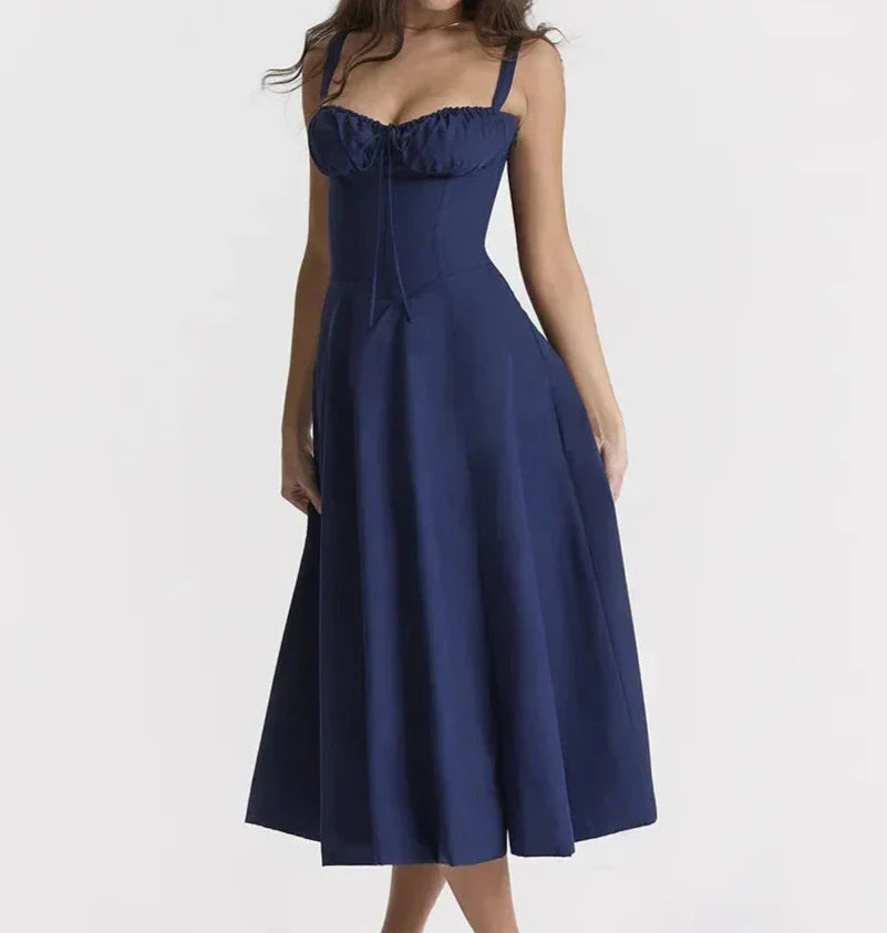 Robe Midi Avec Coupe Ajustée Et Ligne Épurée Pour Femme | Idéale Pour Les Occasions Formelles Et Événements