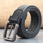 Ceinture En Canvas Avec Boucle Pour Homme | Idéal Pour Tenues Quotidiennes Et Décontractées